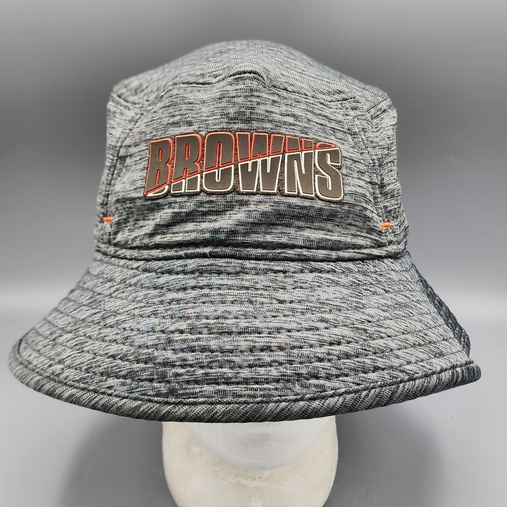 Authentic NFL Cleveland Browns New Era Men's Gray Bucket Hat Football Fan